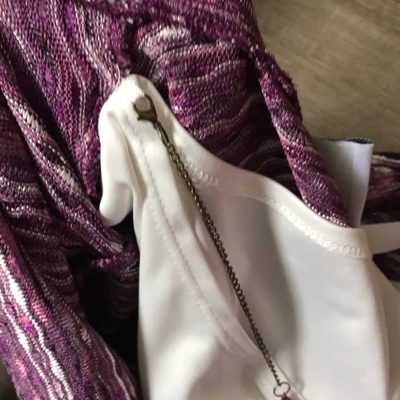 Alfred Dunner 3 piece attached camisole and necklace - Picture 2 of 5